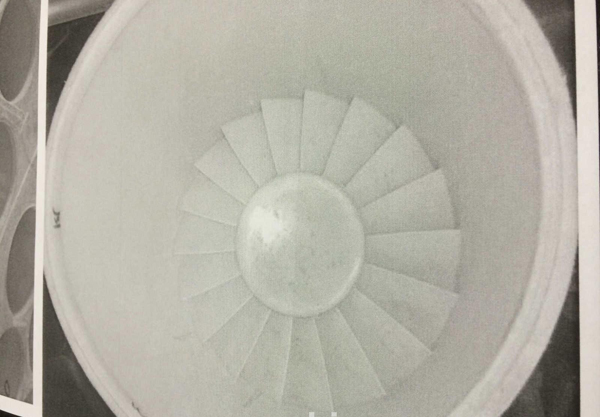 扇叶在管材内照片